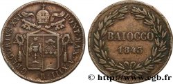 VATICAN AND PAPAL STATES 1 Baiocco Grégoire XVI  an XIII 1843 Rome