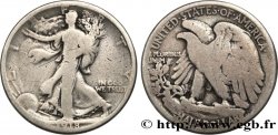 UNITED STATES OF AMERICA 1/2 Dollar Walking Liberty 1918 Philadelphie
