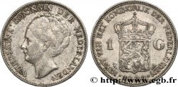 NETHERLANDS 2 1/2 Gulden Wilhelmina 1929 