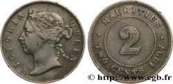 MAURITIUS 2 Cents Victoria 1897 