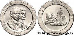 SPAIN 200 Pesetas Juan Carlos Ier et le prince des Asturies / fontaine de Cybèle 1990 Madrid MS 