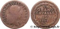 ITALY - KINGDOM OF NAPLES 1 Grano da 12 Cavalli Ferdinand IV 1792 