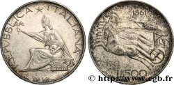 ITALIE 500 Lire Centenaire de l’Unité Italienne 1961 Rome 