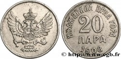 MONTENEGRO 20 Para aigle bicéphale 1908 