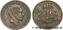 SPANIEN 5 Centimos Alphonse XII 1878 Oeschger Mesdach & CO