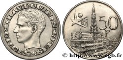 BÉLGICA 50 Francs Exposition Universelle de Bruxelles légende flamande 1958 