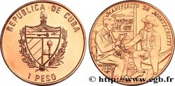 CUBA 1 Peso Manifeste de Montecristi 1995  SPL 