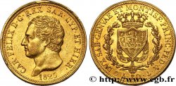 ITALIE - ROYAUME DE SARDAIGNE 80 Lire Charles-Félix 1825 Gênes TTB+ 