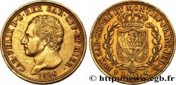 ITALIE - ROYAUME DE SARDAIGNE - CHARLES-FÉLIX 80 Lire  1826 Turin