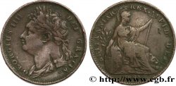REGNO UNITO 1 Farthing Georges IV 1821 