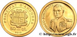 ANDORRA 50 Centims Proof Napoléon Bonaparte 2013 