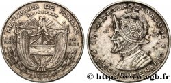 PANAMA 1/4 Balboa 50ème anniversaire de la République du Panamá 1953 