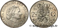 NETHERLANDS 2 1/2 Gulden Juliana 1961 Utrecht