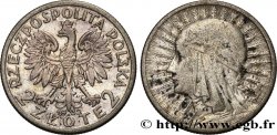 POLAND 2 Zlote Reine Jadwiga 1932 Varsovie