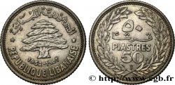 LEBANON 50 piastres Cèdre du Liban 1952 Utrecht