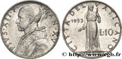 VATICAN ET ÉTATS PONTIFICAUX 10 Lire Pie XII an XV 1953 