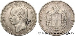 GRIECHENLAND 5 Drachmes Georges Ier 1875 Paris SS 