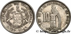 GUATEMALA 10 Centavos 1945  MBC+ 