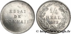 HONDURAS Essai 1/4 de réal du revers adopté en 1869-1870 1872 Paris fST 