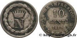 ITALIE - ROYAUME D&nbsp;ITALIE - NAPOLÉON Ier 10 Centesimi 1812 Milan