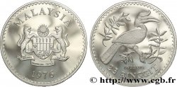 MALAYSIA 25 Ringgit Proof Calao rhinocéros 1976  MS 