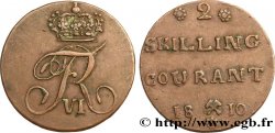 NORWAY 2 Skilling Frédéric VI 1810 Kongsberg XF 