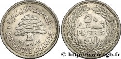 LIBANO 50 piastres Cèdre du Liban 1952 Utrecht