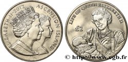 ASCENSION ISLAND 2 Pounds Élizabeth II et le jeune prince Charles 2012 Pobjoy Mint