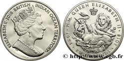 BRITISH INDIAN OCEAN TERRITORY 2 Pounds Proof Élisabeth II - Jubilé de saphir 2018 Pobjoy Mint