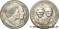 FALKLAND 1 Crown Proof 70e anniversaire de mariage de la reine Élisabeth II et du Prince Philippe 2017 