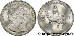 BRITISCHE JUNGFERNINSELN 1 Dollar Proof reine Élisabeth II 2011 Pobjoy Mint