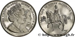BRITISCHE JUNGFERNINSELN 1 Dollar Proof reine Élisabeth II 2011 Pobjoy Mint