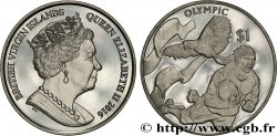 ISOLE VERGINI BRITANNICHE 1 Dollar Proof Jeux Olympiques de Rio - Rugby à 7 2016 Pobjoy Mint