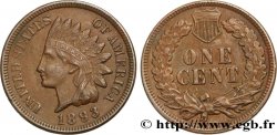 VEREINIGTE STAATEN VON AMERIKA 1 Cent tête d’indien, 3e type 1893 Philadelphie
