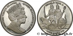 ISOLE VERGINI BRITANNICHE 1 Dollar Proof 80e Anniversaire du début de la Seconde Guerre Mondiale 2019 Pobjoy Mint