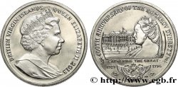 BRITISCHE JUNGFERNINSELN 1 Dollar Proof 400e anniversaire de la dynastie des Romanov : Catherine la grande 2013 Pobjoy Mint