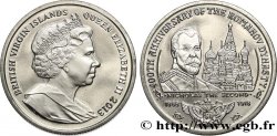 ISOLE VERGINI BRITANNICHE 1 Dollar Proof 400e anniversaire de la dynastie des Romanov : Nicolas II 2013 Pobjoy Mint