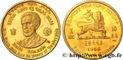 ÉTHIOPIE 10 Dollars empereur Hailé Sélassié 1966 