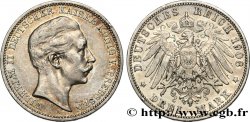 ALLEMAGNE - PRUSSE 3 Mark Guillaume II 1908 Berlin TTB 