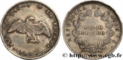 CHILI 1/2 Decimo condor 1856 Santiago TTB 
