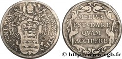 ITALIE - ÉTATS DU PAPE - INNOCENT XI (Benoît Odescalchi) Teston an IX 1684 Rome
