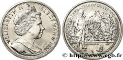 ISLE OF MAN 1 Crown Proof Bataille de Waterloo 2006 Pobjoy Mint