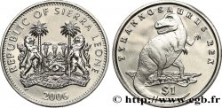 SIERRA LEONE 1 Dollar Proof Tyrannosaure Rex 2006 Pobjoy Mint