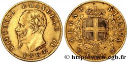 INVESTMENT GOLD 20 Lire Victor Emmanuel II  1864 Turin