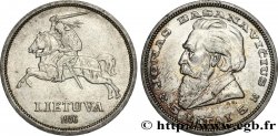 LITHUANIA 5 Litai chevalier Vitis / Dr Jonas Basanavicius 1936 