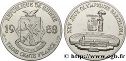 GUINÉE 300 Francs XXV Jeux Olympiques Barcelone - Stade olympique 1988 