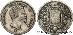 ITALIA 50 Centesimi Victor Emmanuel II Roi élu 1860 Florence