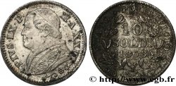 VATICANO Y ESTADOS PONTIFICIOS 10 Soldi (50 Centesimi) Pie IX an XXII 1868 Rome