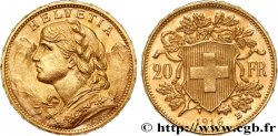 GOLD, PALLADIUM & PLATINUM INVESTMENT 20 Francs or &nbsp;Vreneli&nbsp;  1916 Berne