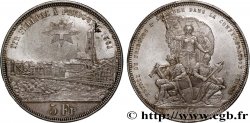 SUISSE 5 Francs, monnaie de Tir, Fribourg 1881 